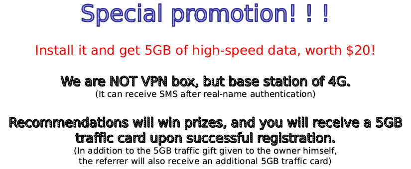 Special promotion! ! ! In April, the trial version was launched for internal testing. Free card opening fee, free 1GB traffic, limited to 1,000 users.